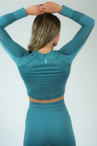 Pulse Long Sleeves Top Turquoise